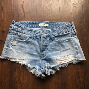 (Abercrombie & Fitch) denim cutoff shorts